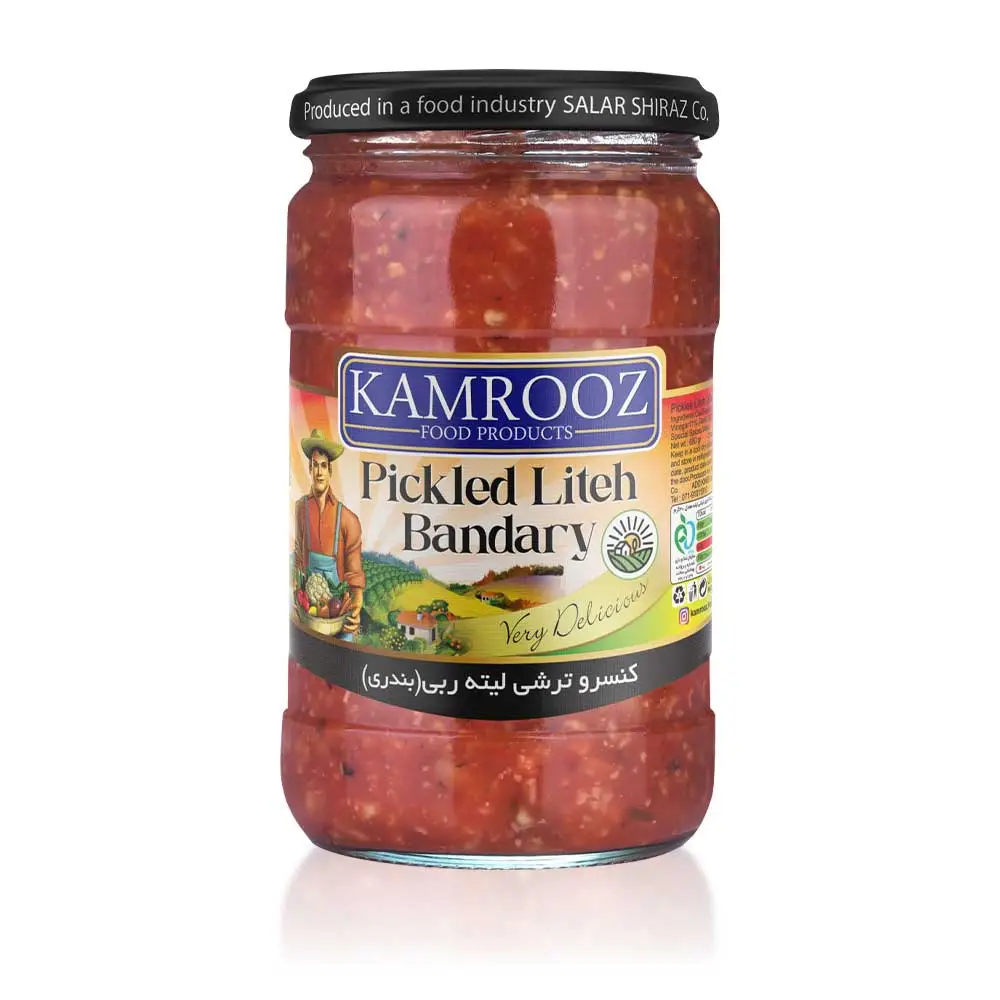 Liteh-Robi-1 Kamrooz Lite Rabi (Bandari) Pickle 750g