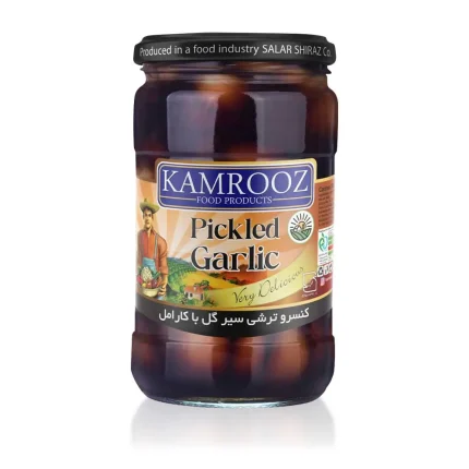 Kamrooz Whole Garlic Pickle with Caramel 750g