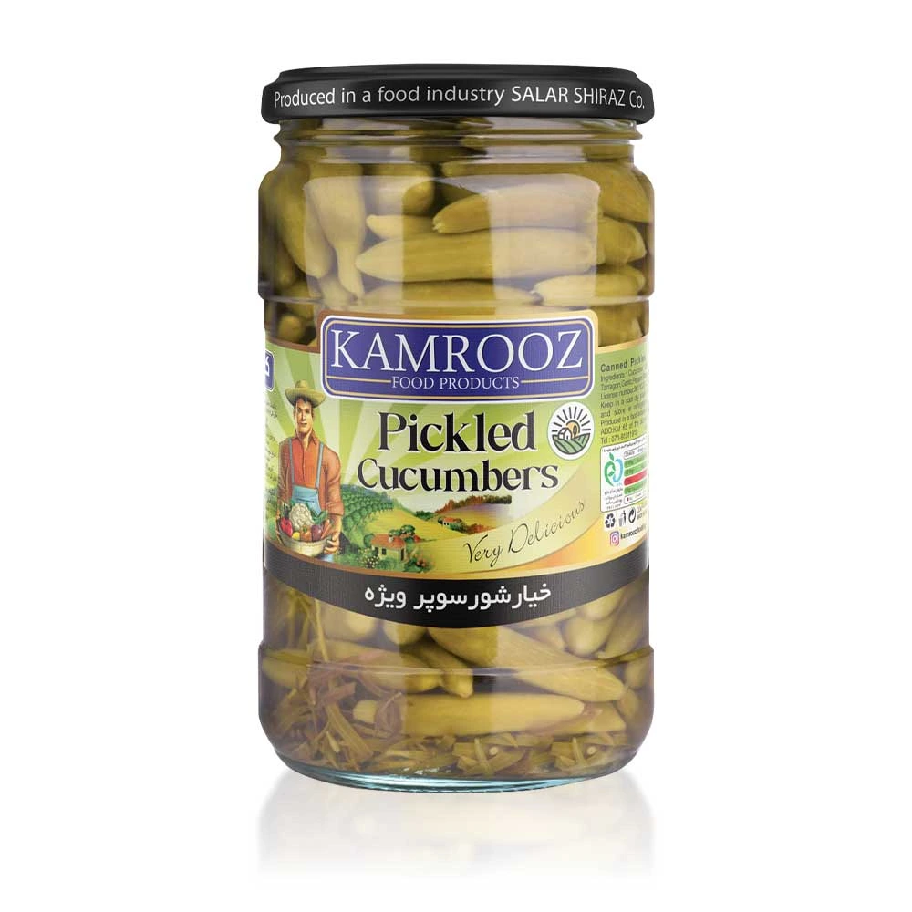 SuperVIje750-1 Kamrooz Super Special Pickled Cucumbers 750g