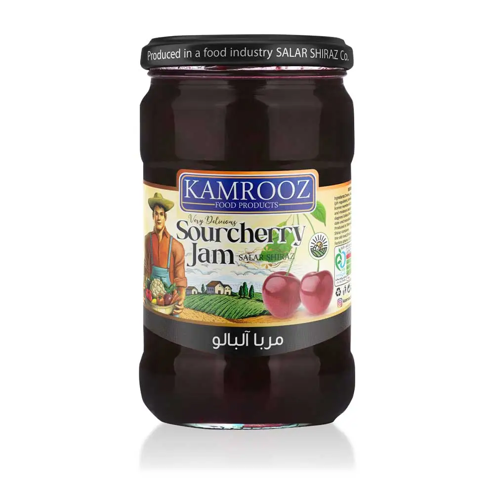 albaloo700 Kamrooz Sour Cherry Jam 750g
