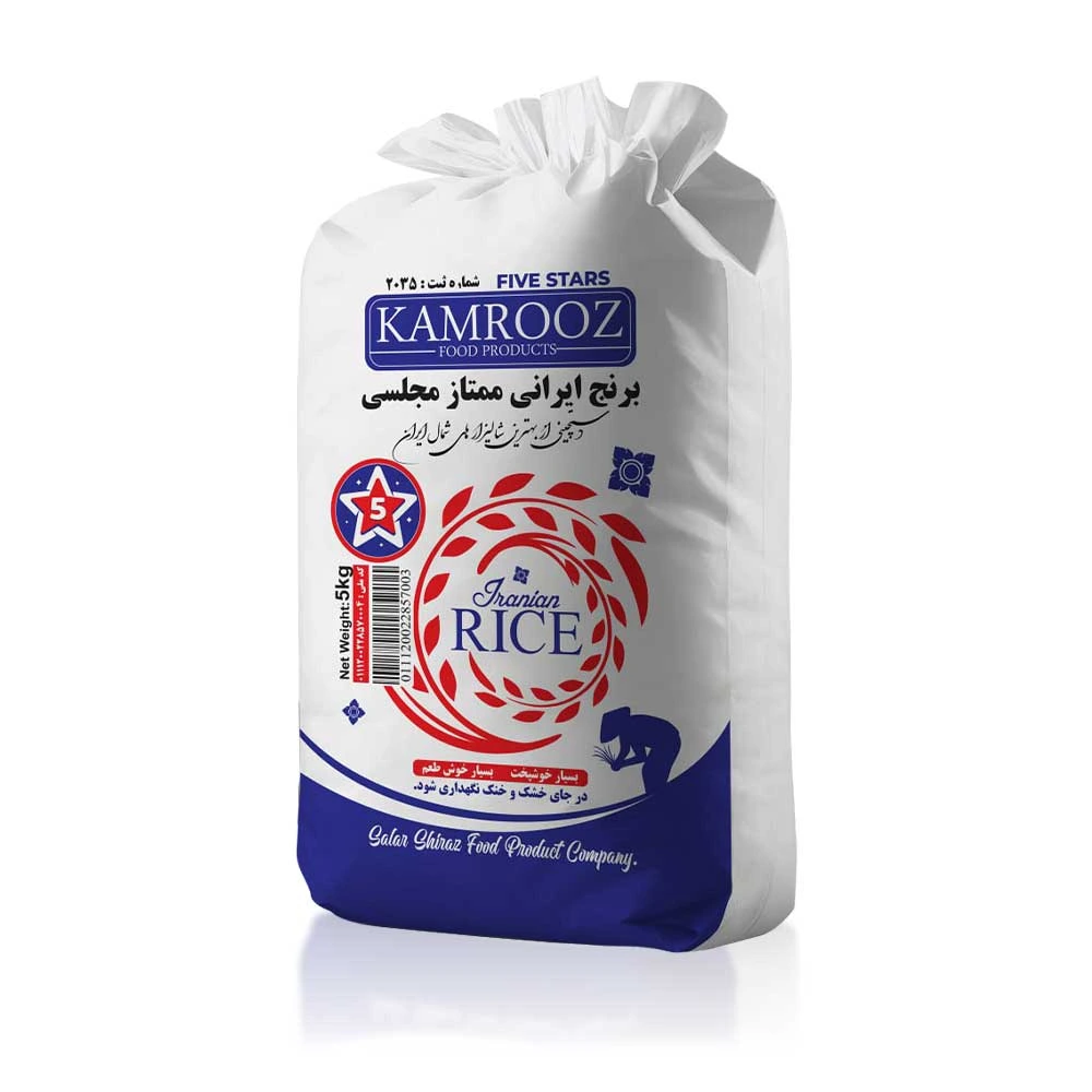 momtaz-5kg Majlesi Momtaz Iranian Rice 5kg